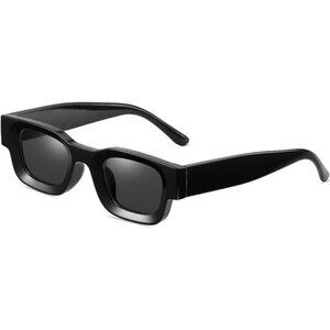 Chunky Rectangle Sunglasses Polarized UV400 90s Retro Square Unisex
